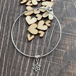 Simple charm bangle