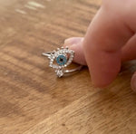 Evil Eye Spinner Ring