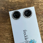 Druzy Stud Earrings - Neutrals 10mm