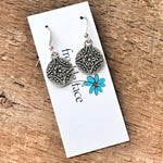 Flower Medallion Earrings
