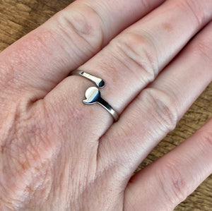 Semi-colon stainless steel ring - 100% goes to the 1;5 Project