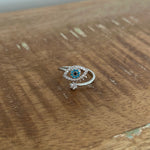 Evil Eye Spinner Ring