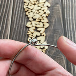 Simple charm bangle