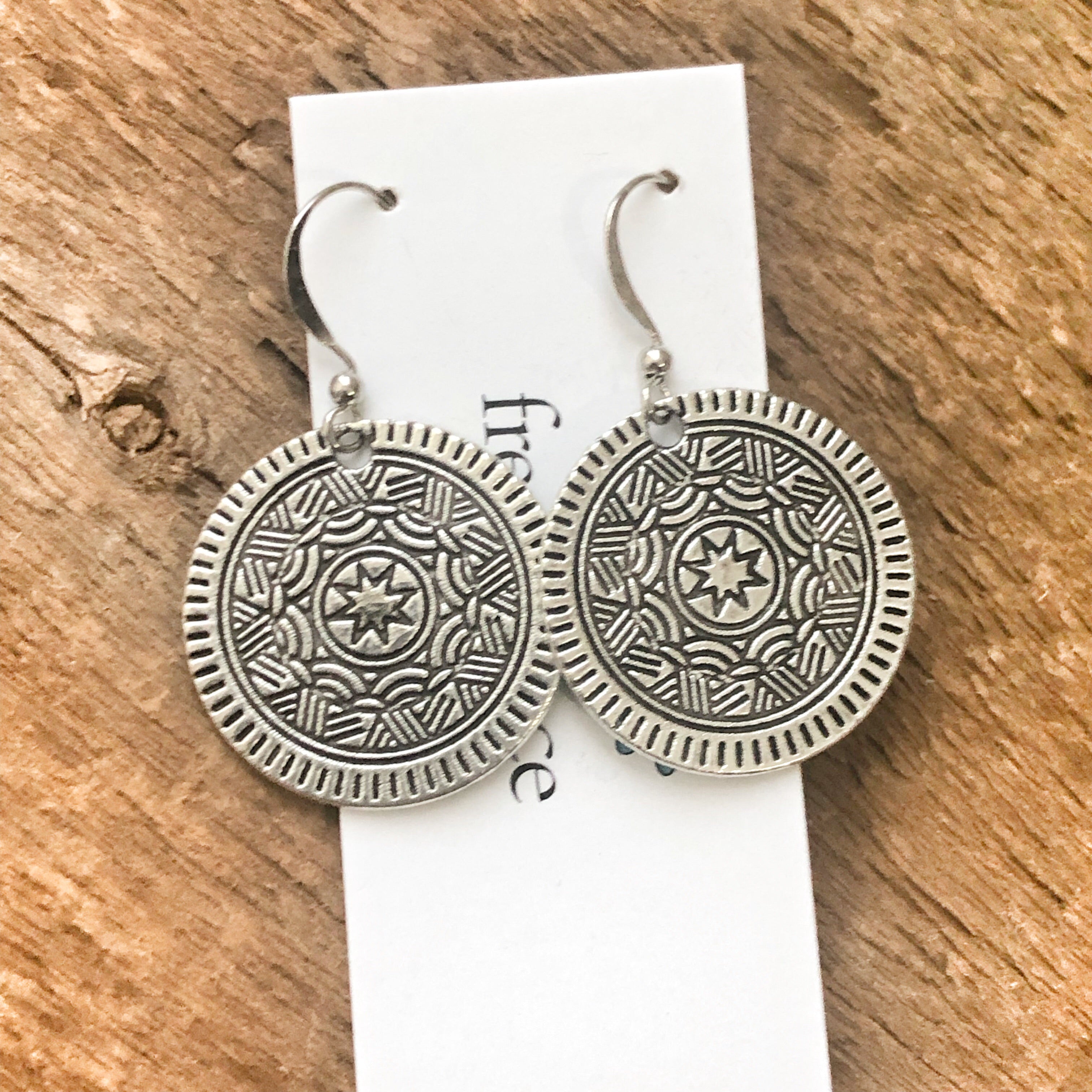 Medallion Earrings Medium Size