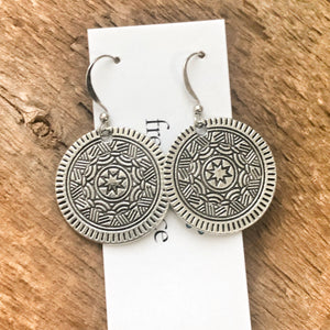 Medallion Earrings Medium Size