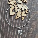 Simple charm bangle