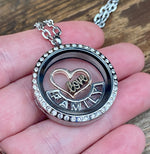 Glass Locket Family Necklace
