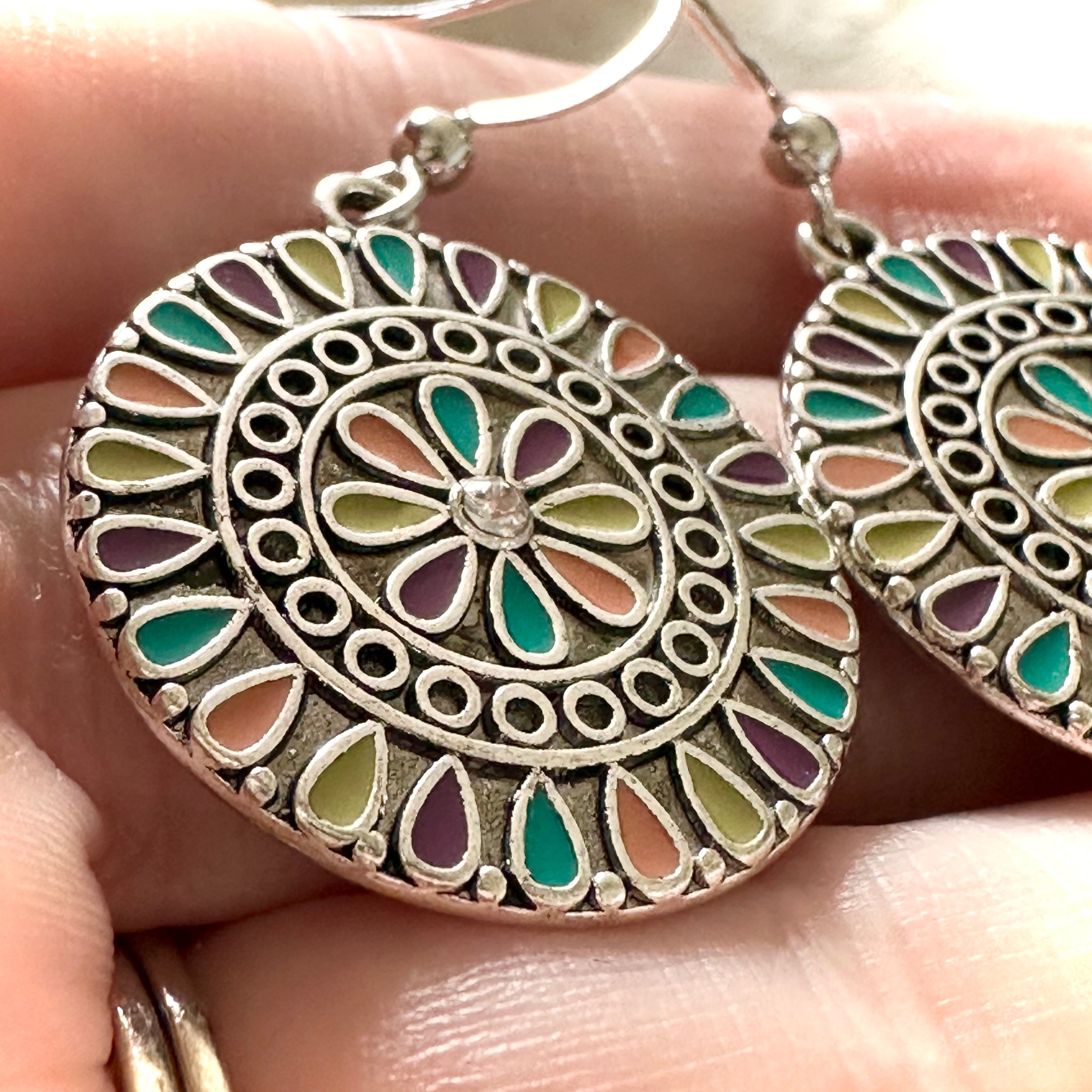 Boho colorful earrings