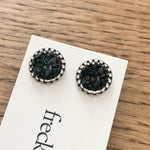 Druzy Stud Earrings - Spring colors 10mm