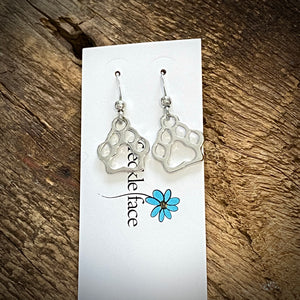 Paw Earrings for dog and cat lovers