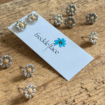 Two toned daisy studs