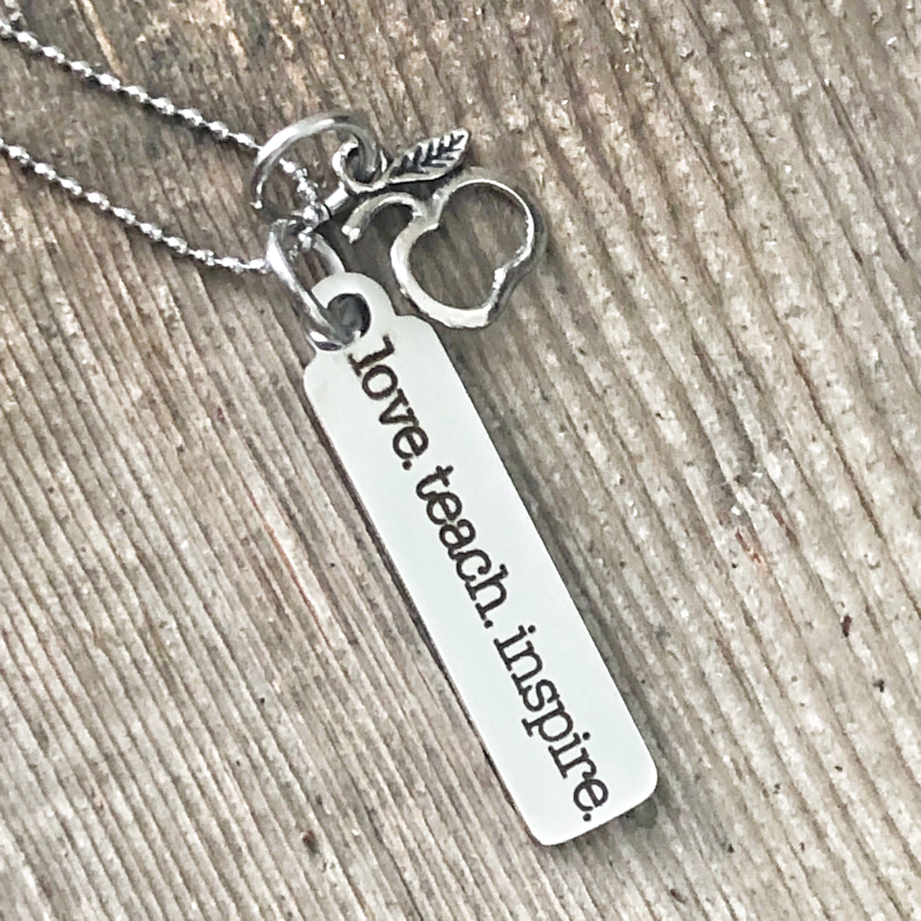 Simple Teacher necklace
