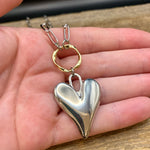 Paperclip Heart Necklace