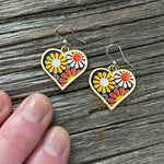 Retro Flower Power Earrings