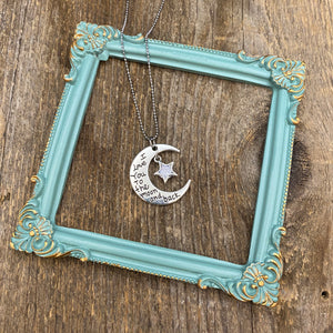 I love you to the Moon & Back Necklace