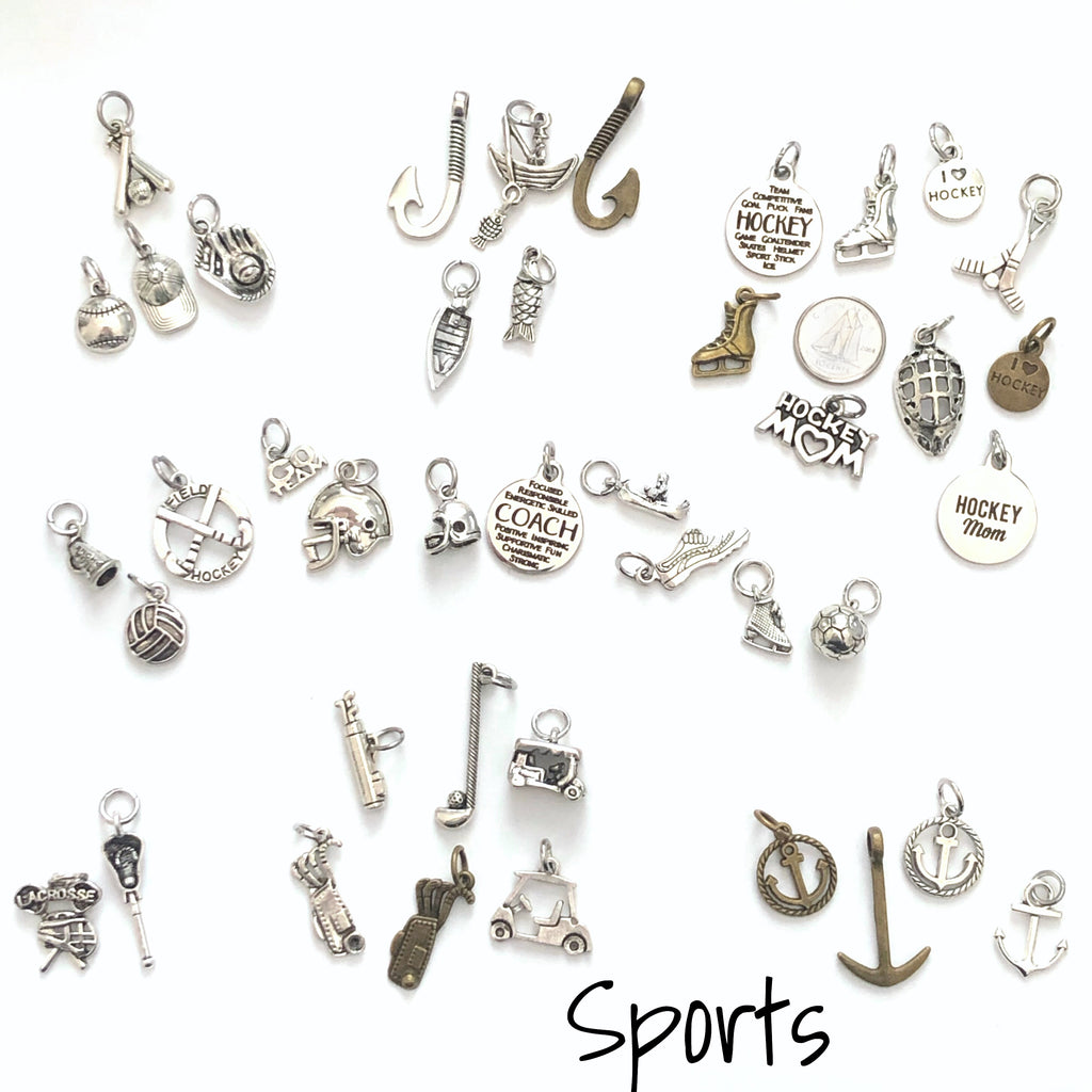 Sports charm selection