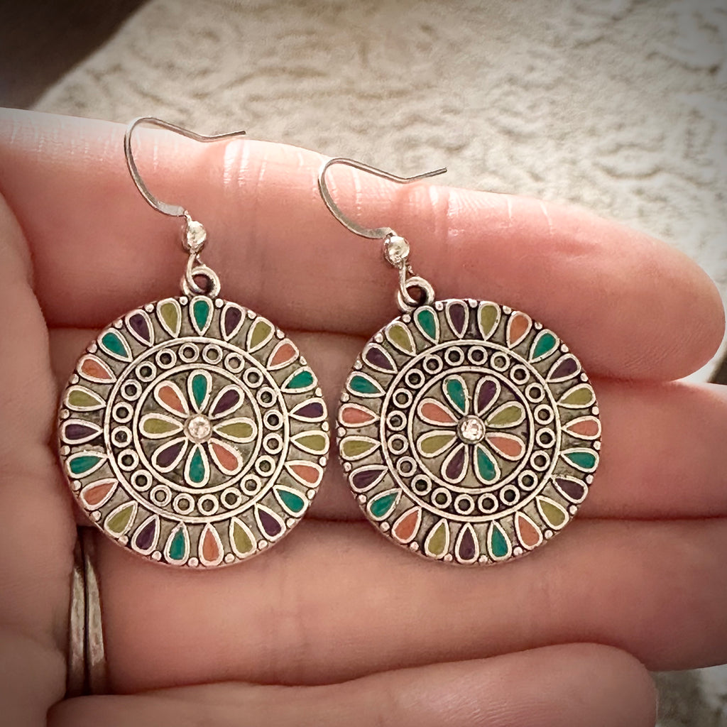Boho colorful earrings