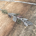 Adjustable Leaf Cluster Necklace