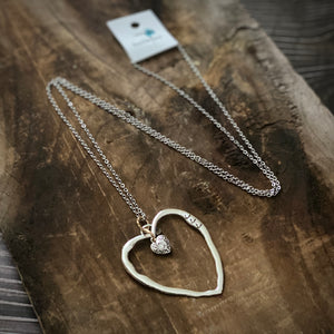 Heart Bling Necklace