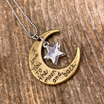 I love you to the Moon & Back Necklace