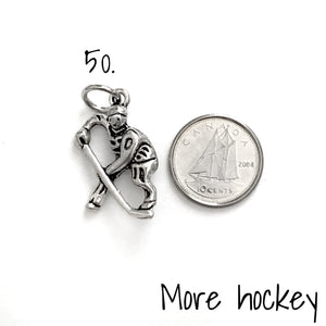 Sports charm selection