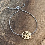 Adjustable Bracelet - Tree