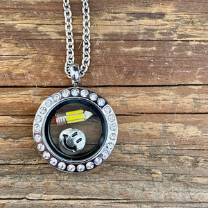Glass Locket Teacher Necklace