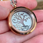 Glass Locket Grandma Necklace Option 1