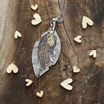 Feather Lovers Pendant Necklace