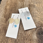 Lightweight Palm Leaf Earrings