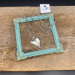 Paperclip Heart Necklace
