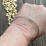Simple charm bangle