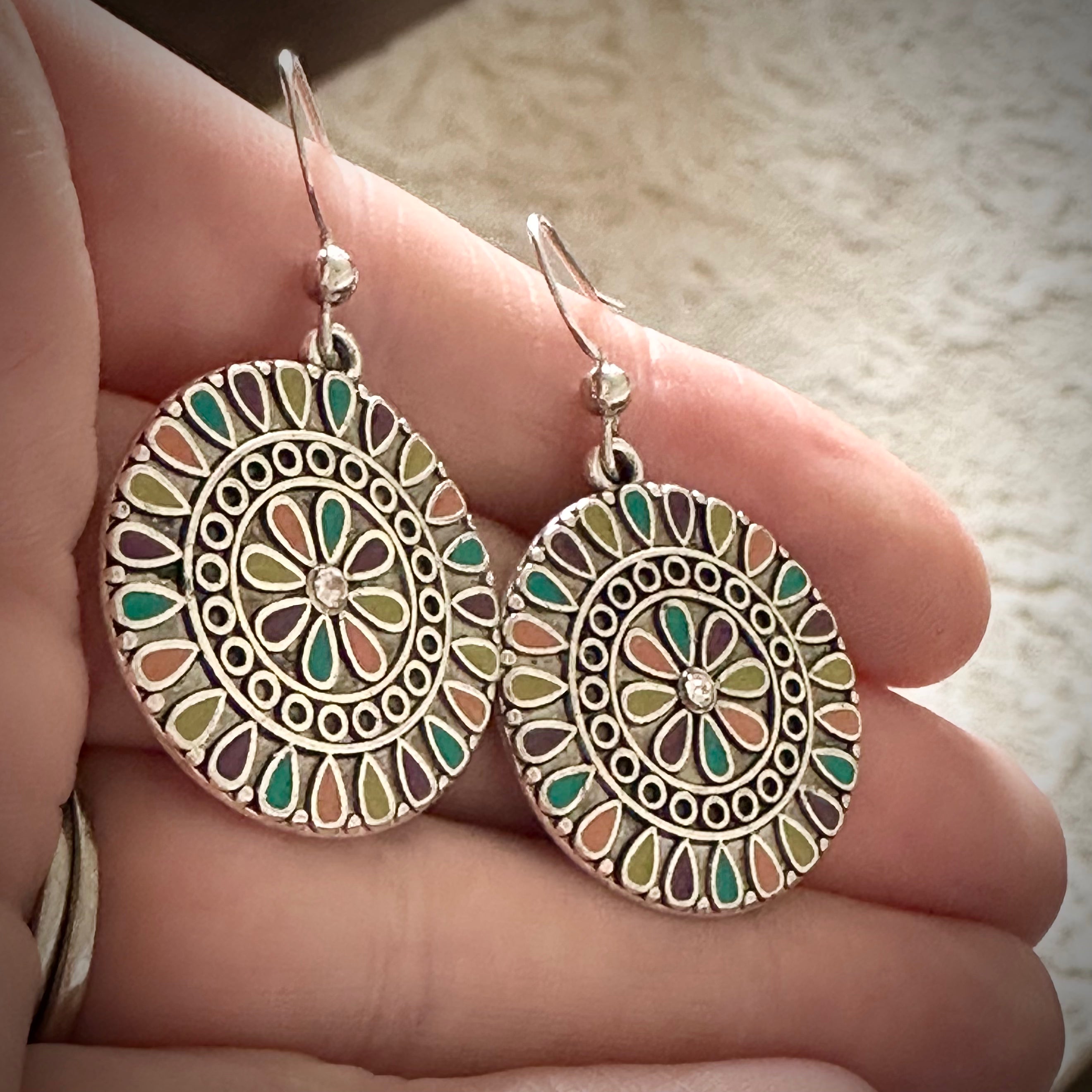 Boho colorful earrings