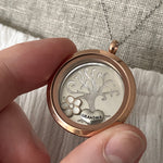Glass Locket Grandma Necklace Option 1