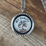 Glass Locket Family Tree Necklace