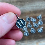 Letter initial charms