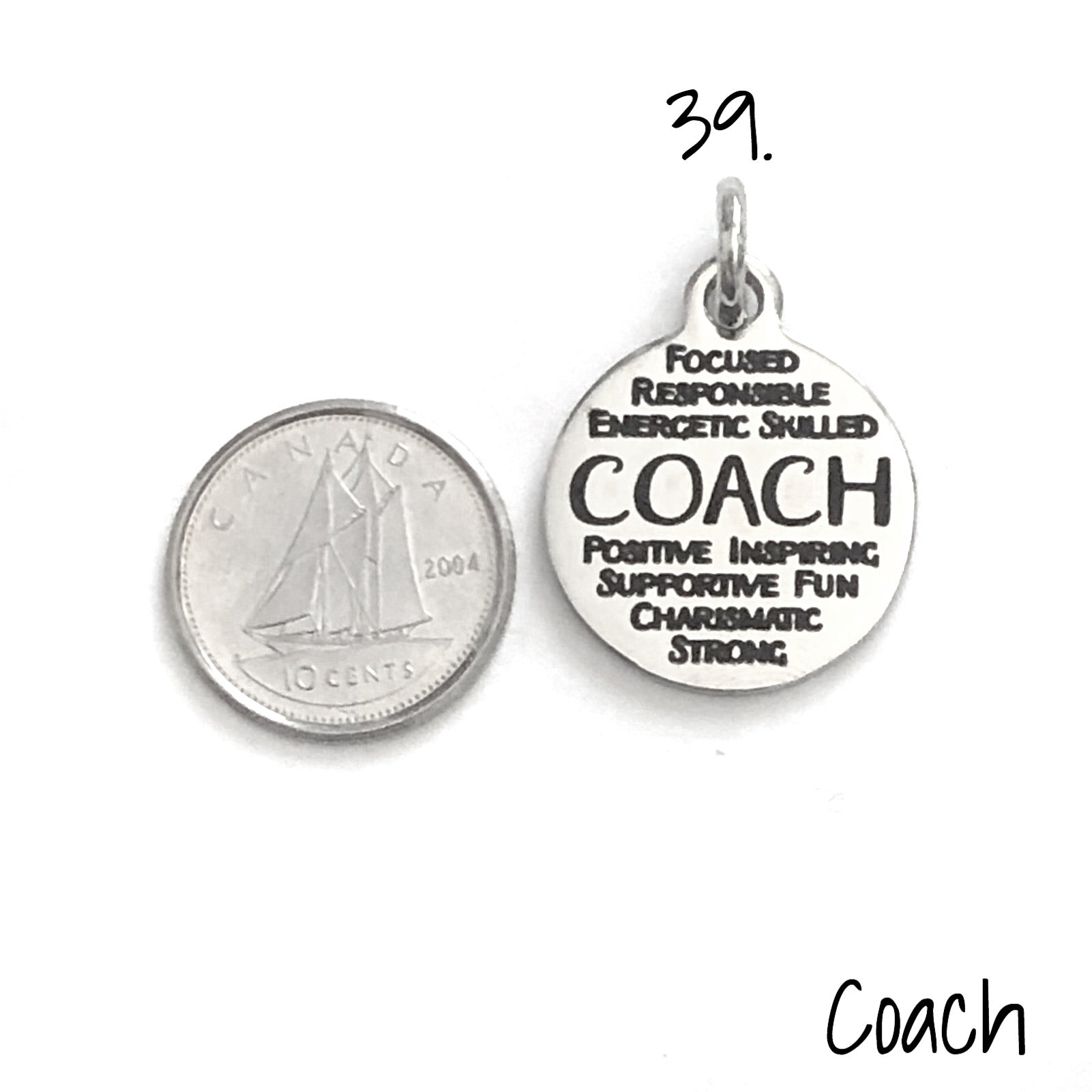 Sports charm selection