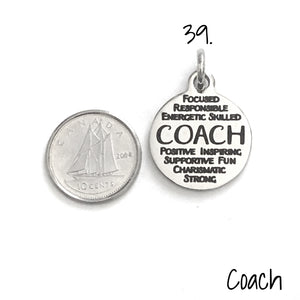 Sports charm selection