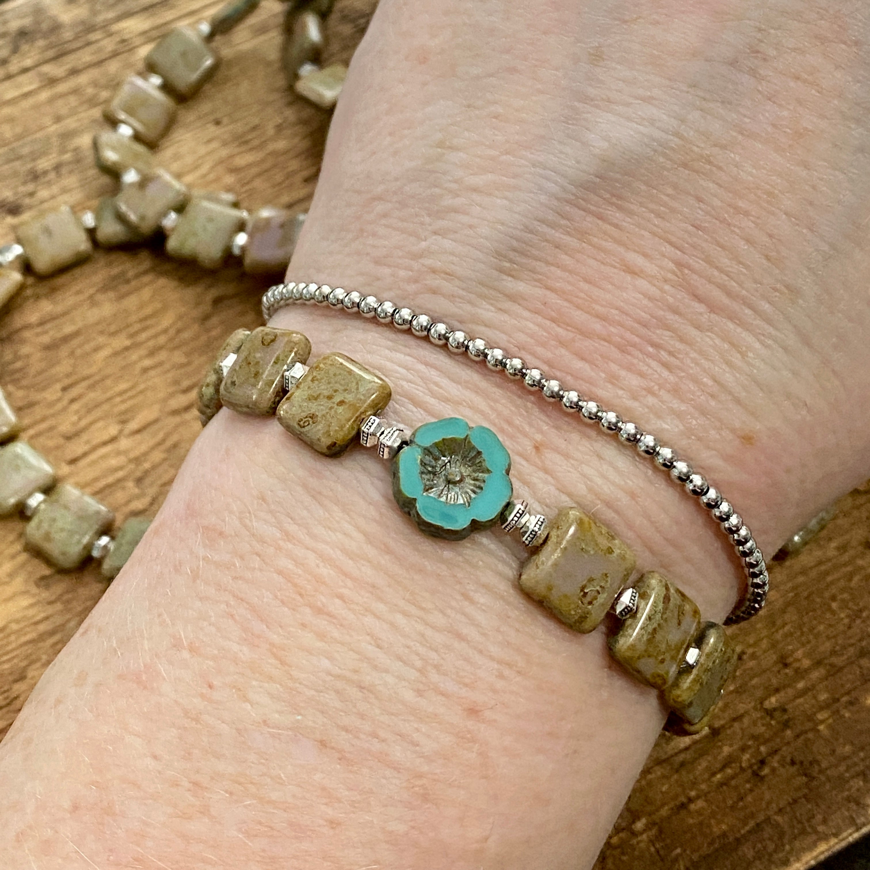 Stone Beaded Bracelet – Planters Exchange