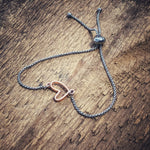 Adjustable Bracelet - Open Heart