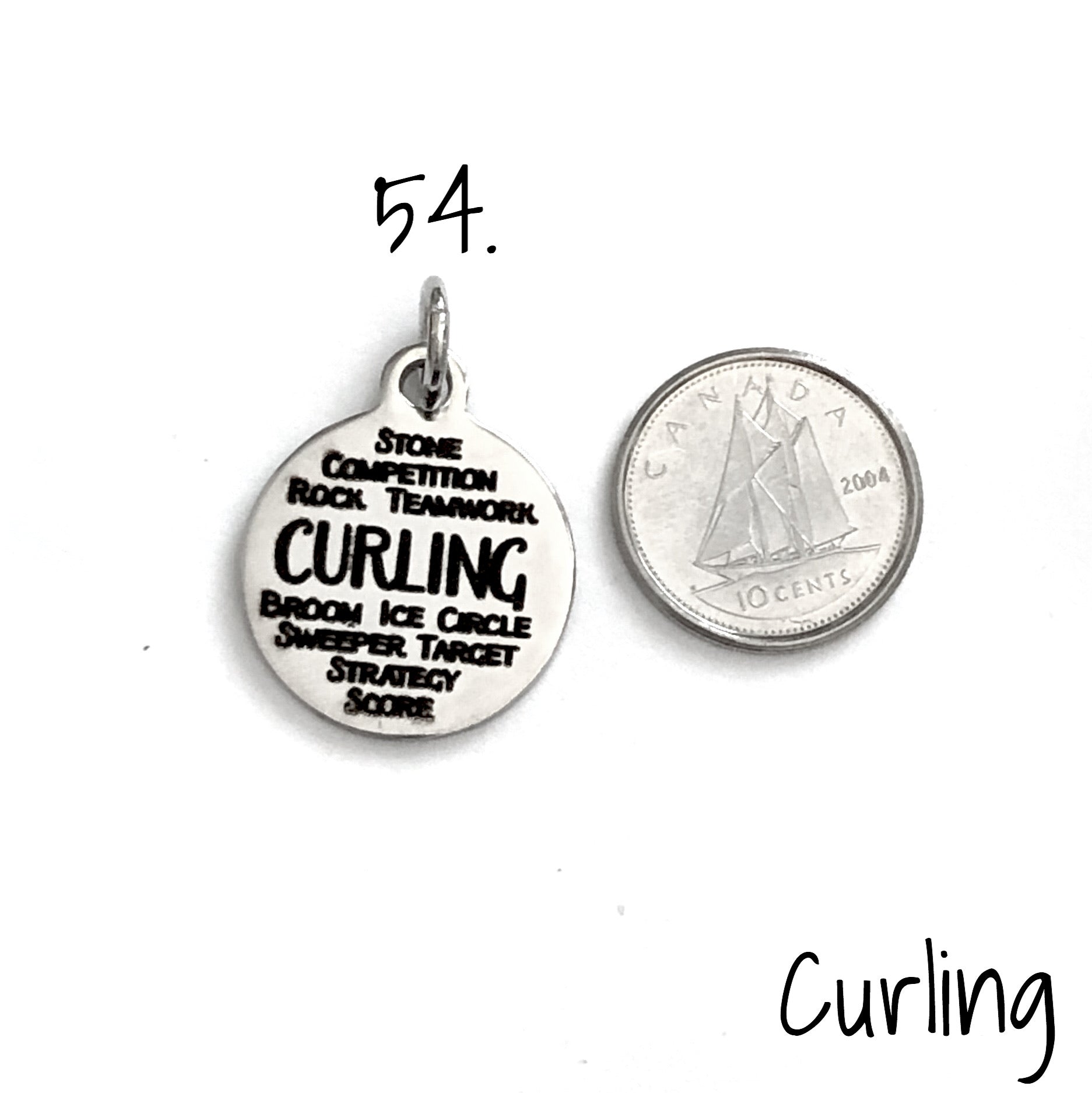 Sports charm selection