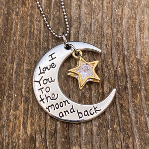 I love you to the Moon & Back Necklace