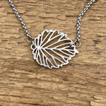 Adjustable Bracelet - Silver Leaf