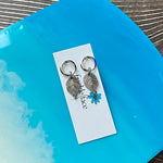 Antique leaf earrings