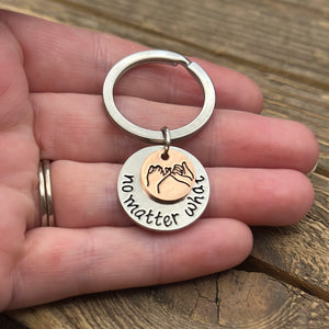 No Matter What Keychain