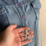 Breathe Flower Long Necklace