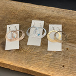 Lightweight circle hook earrings