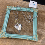 Paperclip Heart Necklace
