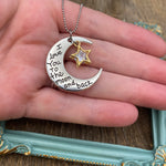 I love you to the Moon & Back Necklace
