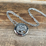 Glass Locket Love You to the Moon and Back Necklace